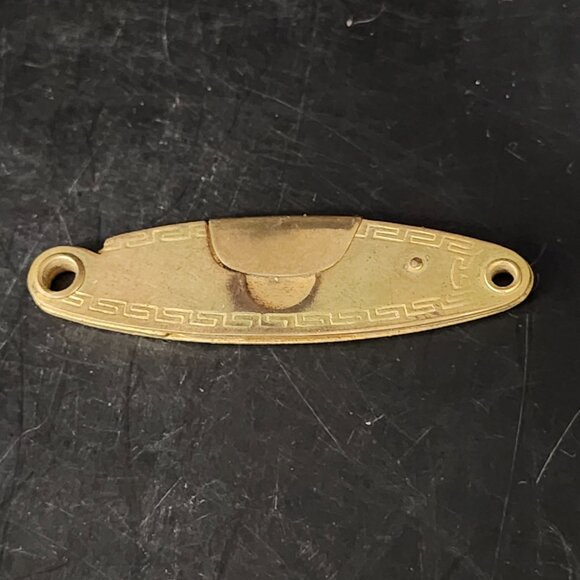 New Bachelor Cigar Cigarette Cutter 19th Century Brass Fob Engraved Design 2.25" - Picture 4 of 8